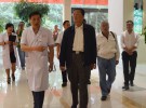 9月30日一大早，云南省关心下一代工作委员会主任张宝三、常务副主席莫泰尧、副秘书长陈学江在我院领导的陪同下对我院工作进行视察和指导。